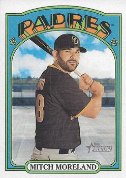 2021 Topps Heritage #58 Mitch Moreland Front