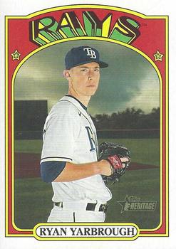 2021 Topps Heritage #112 Ryan Yarbrough Front