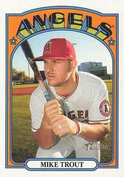 2021 Topps Heritage #169 Mike Trout Front