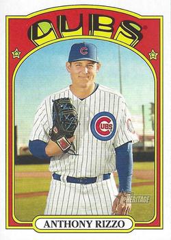 2021 Topps Heritage #175 Anthony Rizzo Front