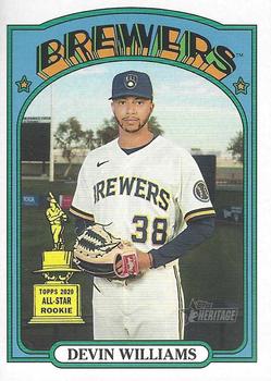 2021 Topps Heritage #210 Devin Williams Front