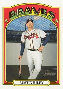 2021 Topps Heritage #226 Austin Riley Front