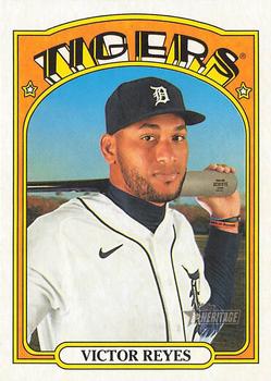 2021 Topps Heritage #256 Victor Reyes Front