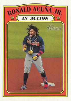 2021 Topps Heritage #300 Ronald Acuña Jr. Front
