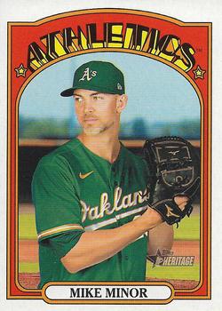 2021 Topps Heritage #317 Mike Minor Front