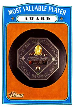 2021 Topps Heritage #366 Most Valuable Player Award Front