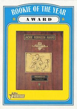 2021 Topps Heritage #368 Rookie of the Year Award Front