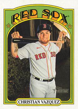 2021 Topps Heritage #412 Christian Vazquez Front