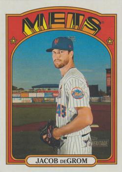2021 Topps Heritage #99 Jacob deGrom Front