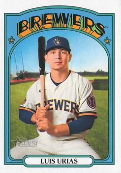 2021 Topps Heritage #512 Luis Urias Front