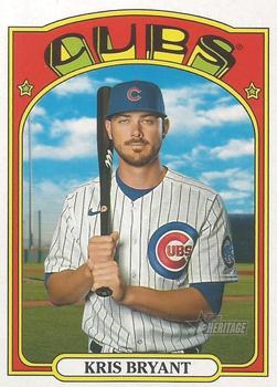 2021 Topps Heritage #550 Kris Bryant Front