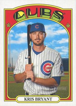 2021 Topps Heritage #550 Kris Bryant Front