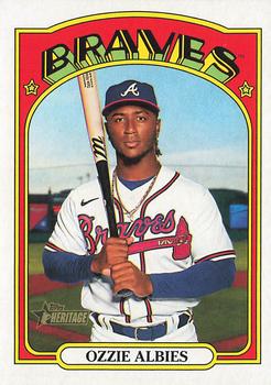 2021 Topps Heritage #558 Ozzie Albies Front