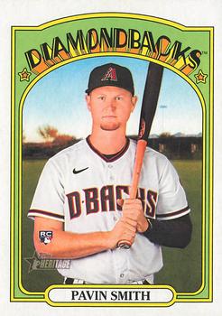 2021 Topps Heritage #570 Pavin Smith Front