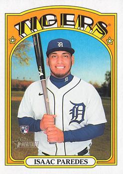 2021 Topps Heritage #648 Isaac Paredes Front