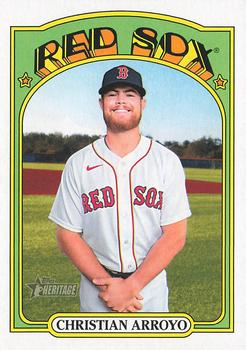 2021 Topps Heritage #720 Christian Arroyo Front