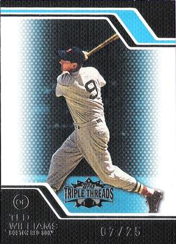 2008 Topps Triple Threads - Sapphire #130 Ted Williams Front