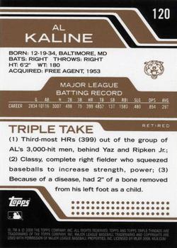 2008 Topps Triple Threads - Sepia #120 Al Kaline Back