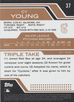 2008 Topps Triple Threads - Sepia #37 Cy Young Back