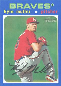 2020 Topps Heritage Minor League - Blue #79 Kyle Muller Front
