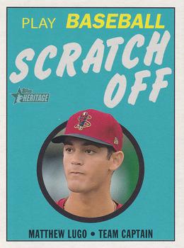 2020 Topps Heritage Minor League - 1971 Scratch Off #18 Matthew Lugo Front
