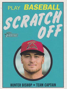 2020 Topps Heritage Minor League - 1971 Scratch Off #24 Hunter Bishop Front