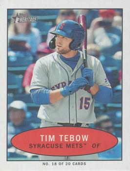 2020 Topps Heritage Minor League - 1971 Bazooka Numbered Test #18 Tim Tebow Front