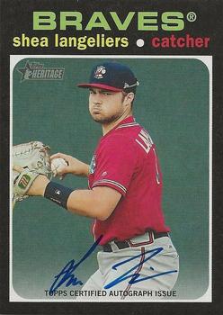 2020 Topps Heritage Minor League - Real One Autographs #ROA-SL Shea Langeliers Front