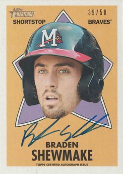 2020 Topps Heritage Minor League - 1971 All-Star Rookies Autographs #71AA-BS Braden Shewmake Front