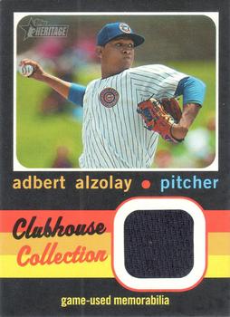 2020 Topps Heritage Minor League - Clubhouse Collection Relics #CCR-AA Adbert Alzolay Front