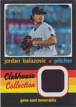 2020 Topps Heritage Minor League - Clubhouse Collection Relics #CCR-BZ Jordan Balazovic Front
