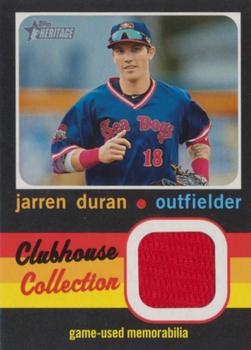 2020 Topps Heritage Minor League - Clubhouse Collection Relics #CCR-JD Jarren Duran Front