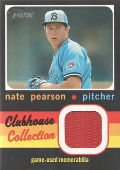 2020 Topps Heritage Minor League - Clubhouse Collection Relics #CCR-NP Nate Pearson Front