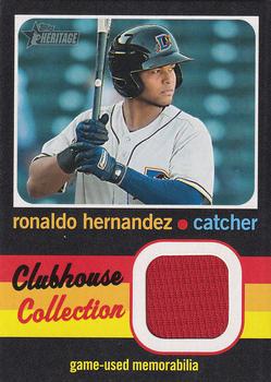 2020 Topps Heritage Minor League - Clubhouse Collection Relics #CCR-RH Ronaldo Hernandez Front