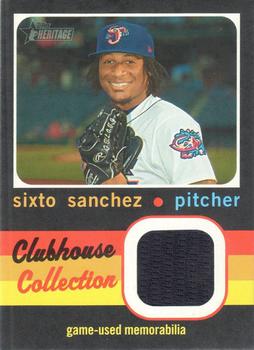 2020 Topps Heritage Minor League - Clubhouse Collection Relics #CCR-SS Sixto Sanchez Front