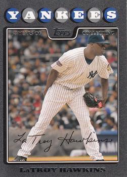 2008 Topps Updates & Highlights - Black #UH128 LaTroy Hawkins Front