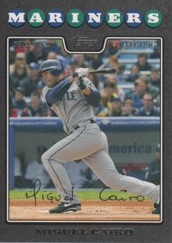 2008 Topps Updates & Highlights - Black #UH163 Miguel Cairo Front