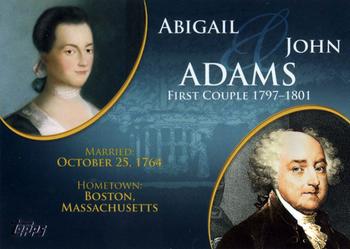 2008 Topps Updates & Highlights - First Couples #FC-2 John Adams / Abigail Adams Front