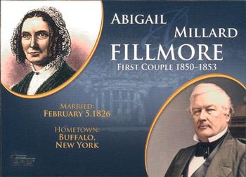 2008 Topps Updates & Highlights - First Couples #FC-13 Millard Fillmore / Abigail Fillmore Front