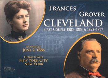 2008 Topps Updates & Highlights - First Couples #FC-21 Grover Cleveland / Frances Cleveland Front