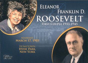 2008 Topps Updates & Highlights - First Couples #FC-30 Franklin D. Roosevelt  / Eleanor Roosevelt Front