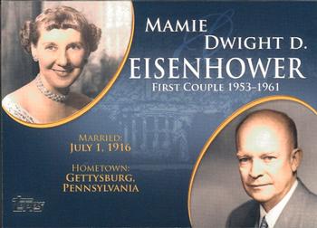2008 Topps Updates & Highlights - First Couples #FC-32 Dwight D. Eisenhower / Mamie Eisenhower Front