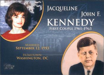 2008 Topps Updates & Highlights - First Couples #FC-33 John F. Kennedy / Jacqueline Kennedy Onassis Front