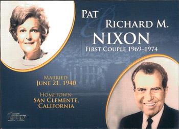 2008 Topps Updates & Highlights - First Couples #FC-35 Richard M. Nixon  / Pat Nixon Front