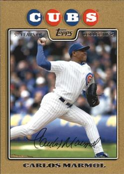 2008 Topps Updates & Highlights - Gold #UH33 Carlos Marmol Front