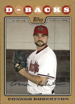 2008 Topps Updates & Highlights - Gold #UH37 Connor Robertson Front