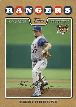 2008 Topps Updates & Highlights - Gold #UH45 Eric Hurley Front