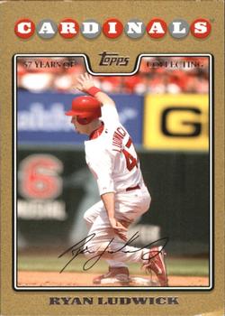 2008 Topps Updates & Highlights - Gold #UH49 Ryan Ludwick Front