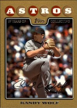 2008 Topps Updates & Highlights - Gold #UH61 Randy Wolf Front