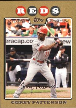 2008 Topps Updates & Highlights - Gold #UH74 Corey Patterson Front